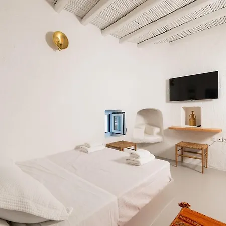 Villa Traditional Village Stone House With Garden - Mykonos *
