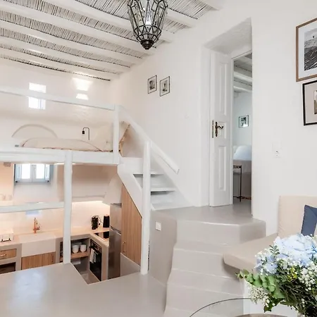 Villa Traditional Village Stone House With Garden - Mykonos Ano Mera