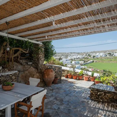 Traditional Village Stone House With Garden - Mykonos Villa Ano Mera